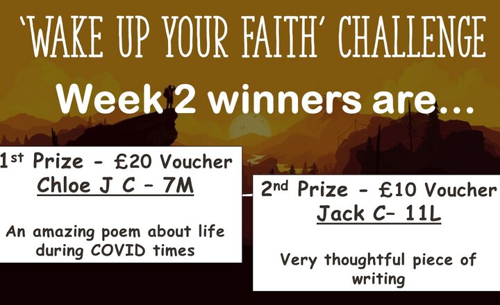 Image of Wake up your Faith Challenge 2 winners