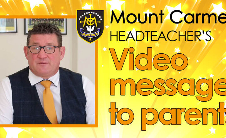 Image of Headteacher's message to parents - 6.11.20