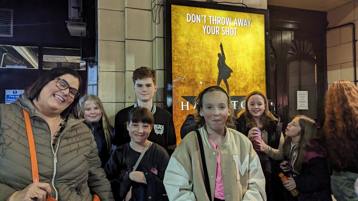 Image of Hamilton theatre trip
