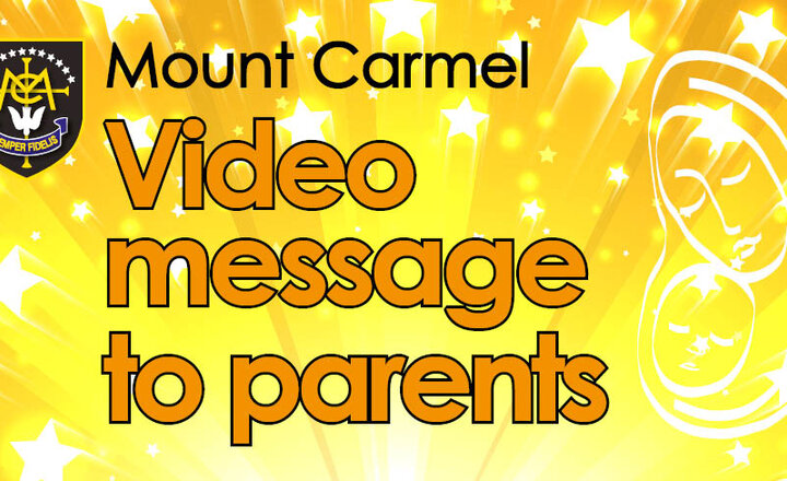 Image of 8.11.21 Video message to parents